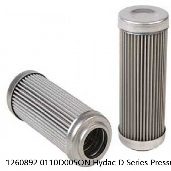 1260892 0110D005ON Hydac D Series Pressure Filter Elements