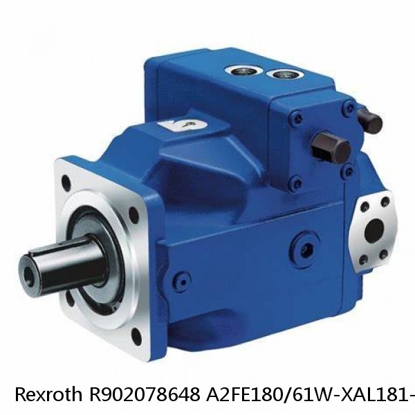 Rexroth R902078648 A2FE180/61W-XAL181-SK Fixed Plug-In Motor Type A2FE