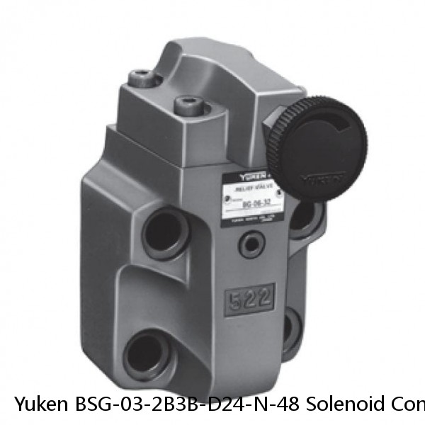 Yuken BSG-03-2B3B-D24-N-48 Solenoid Control Valve