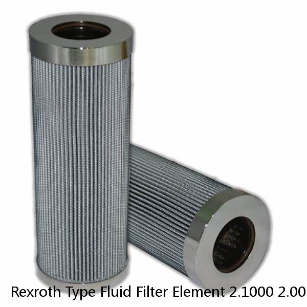 Rexroth Type Fluid Filter Element 2.1000 2.0058 2.0059 Size ISO Certification