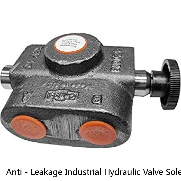 Anti - Leakage Industrial Hydraulic Valve Solenoid Operated Diectional Control