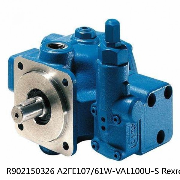R902150326 A2FE107/61W-VAL100U-S Rexroth Fixed Plug In Motor