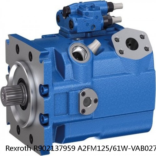 Rexroth R902137959 A2FM125/61W-VAB027 Axial Piston Fixed Motor