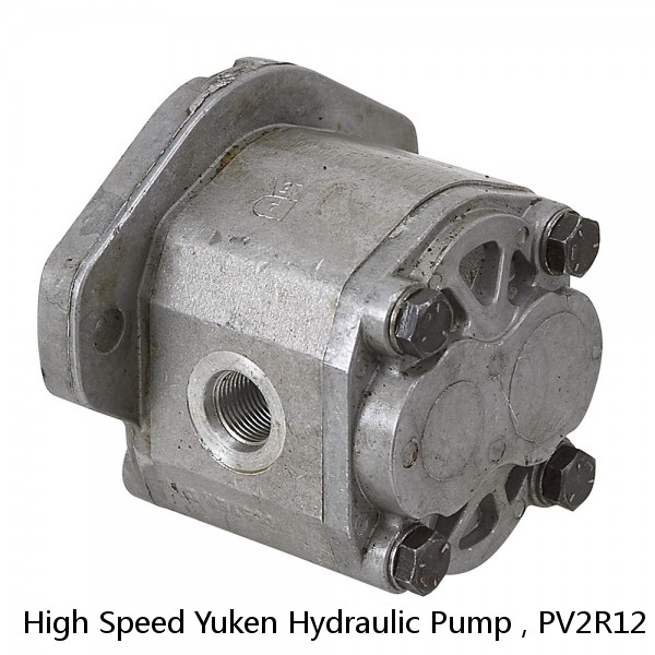 High Speed Yuken Hydraulic Pump , PV2R12 Series Double Vane Pump