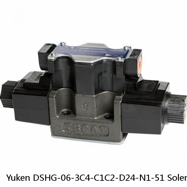 Yuken DSHG-06-3C4-C1C2-D24-N1-51 Solenoid Controlled Pilot Operated Directional #1 small image