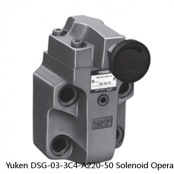 Yuken DSG-03-3C4-A220-50 Solenoid Operated Directional Valves #1 small image