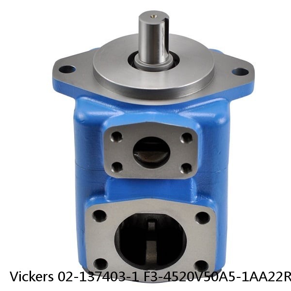 Vickers 02-137403-1 F3-4520V50A5-1AA22R Vickers Double Vane Pump #1 image