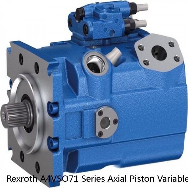 Rexroth A4VSO71 Series Axial Piston Variable Pump AA4VSO71DR/10R-PPB13N00 on #1 image
