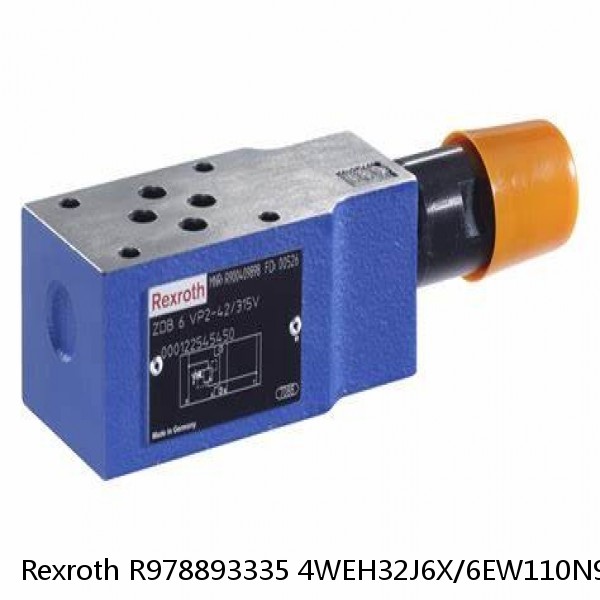 Rexroth R978893335 4WEH32J6X/6EW110N9ETS2DAL/B10D3V 4WEH Series Directional #1 image