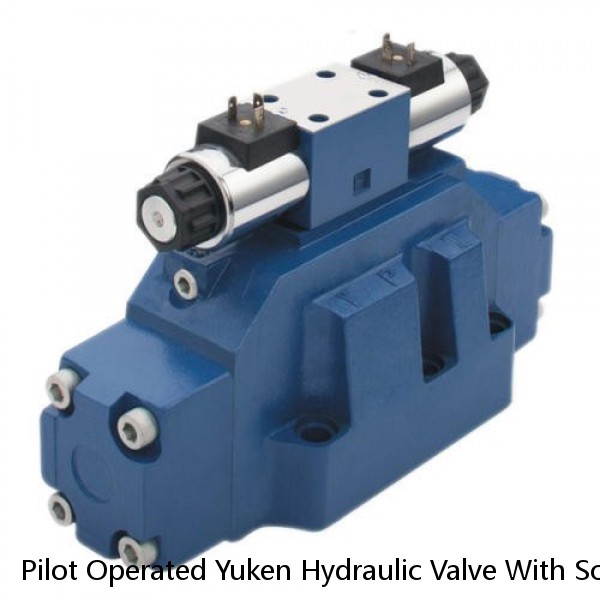 Pilot Operated Yuken Hydraulic Valve With Solenoid Controlled DSHG-03 DSHG-04 #1 image